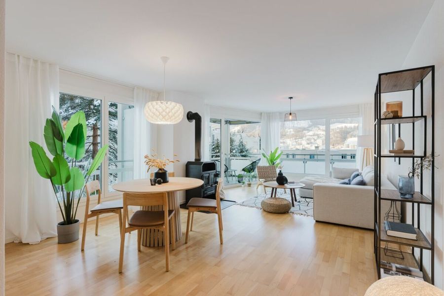 Zentrumsnahe 4.5-Zimmerwohnung mit Weitsicht