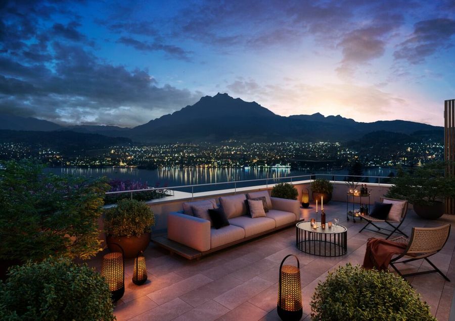 Luzerner Luxus: Penthouse mit Panoramablick