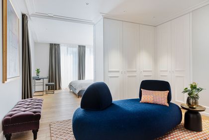 Schlafzimmer mit Einbauschränken